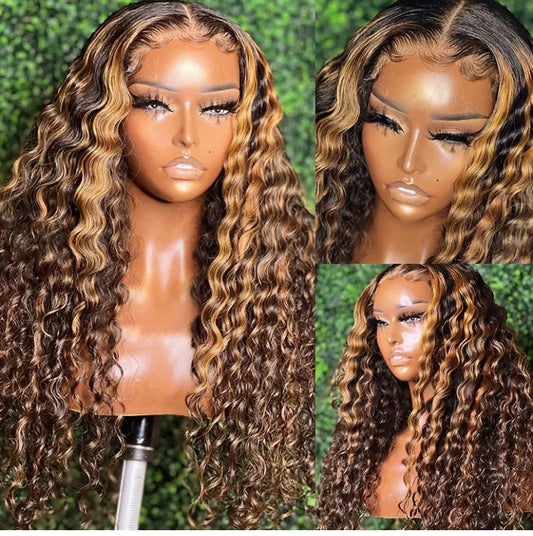 water wave highlight wig