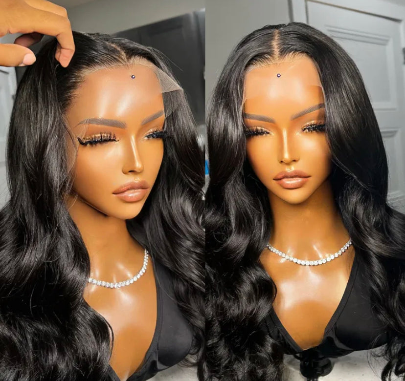 body wave lace front wig