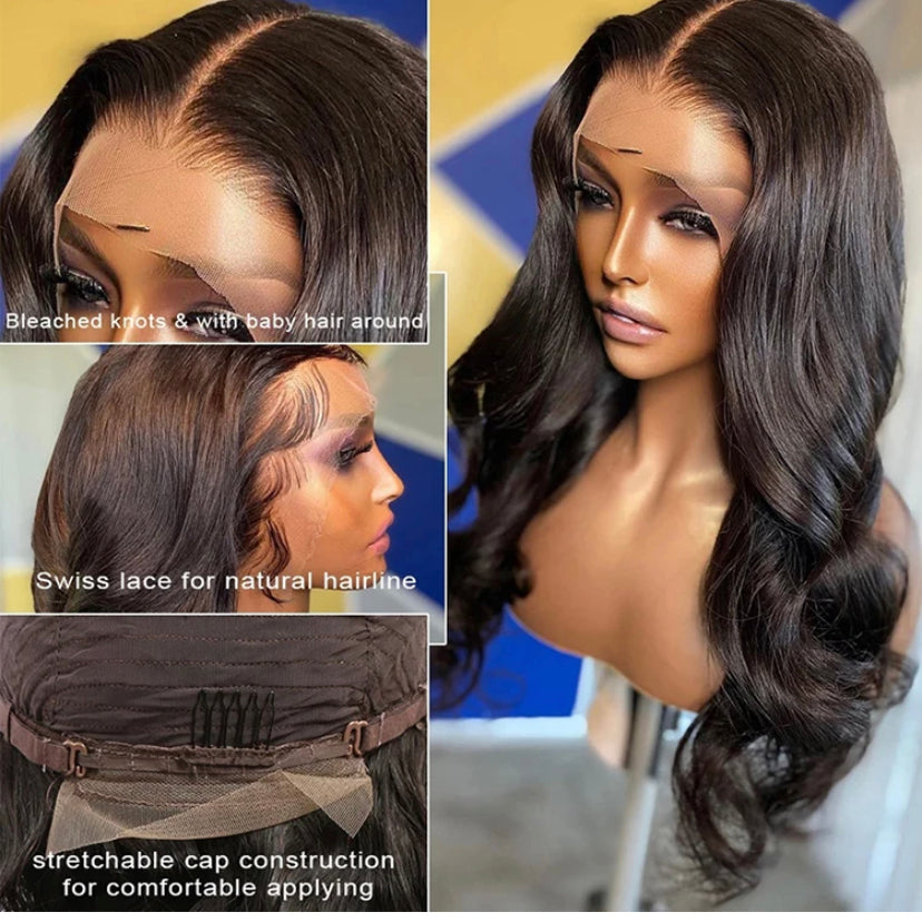 Glueless Body wave lace front wig