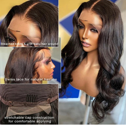 Glueless Body wave lace front wig